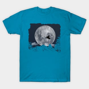 Snowmobile Freestyle -  Blue Moon T-Shirt